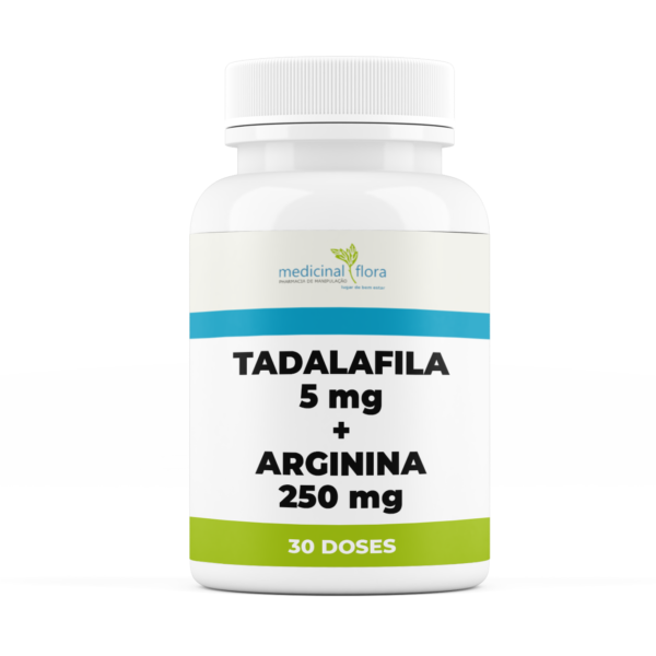 Tadalafila (5mg) + Arginina (250 mg)