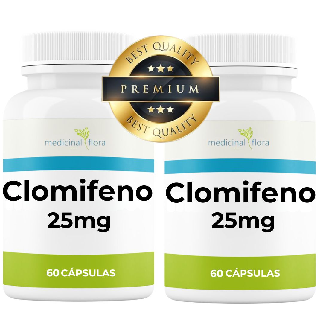Kit 2 Clomifeno 25mg  60 cáps – Autêntico para TPC